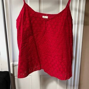 Hollister red spaghetti strap top